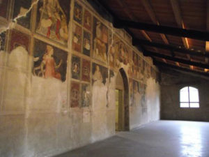 Ferrara – Casa Minerbi dal Sale – Lavori di restauro degli affreschi trecenteschi